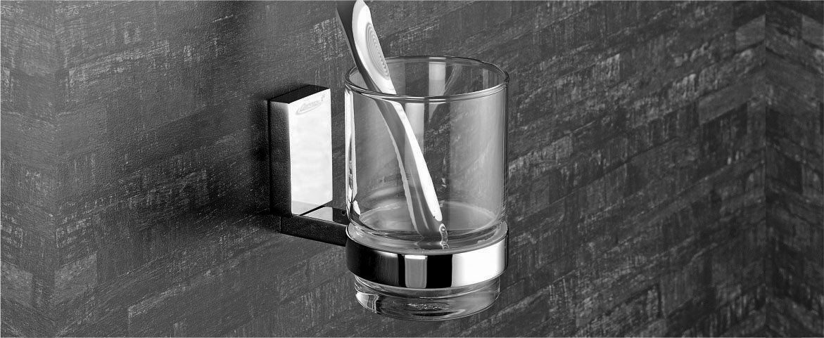 Tumbler Holder by Decor Brass Bath Cartier